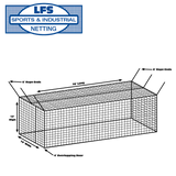 #42 HDPE Batting Cage Net (No Frame) - "Better" Quality