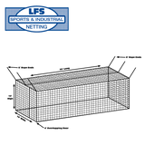 #30 HDPE Batting Cage Net (No Frame) - "Good" Quality