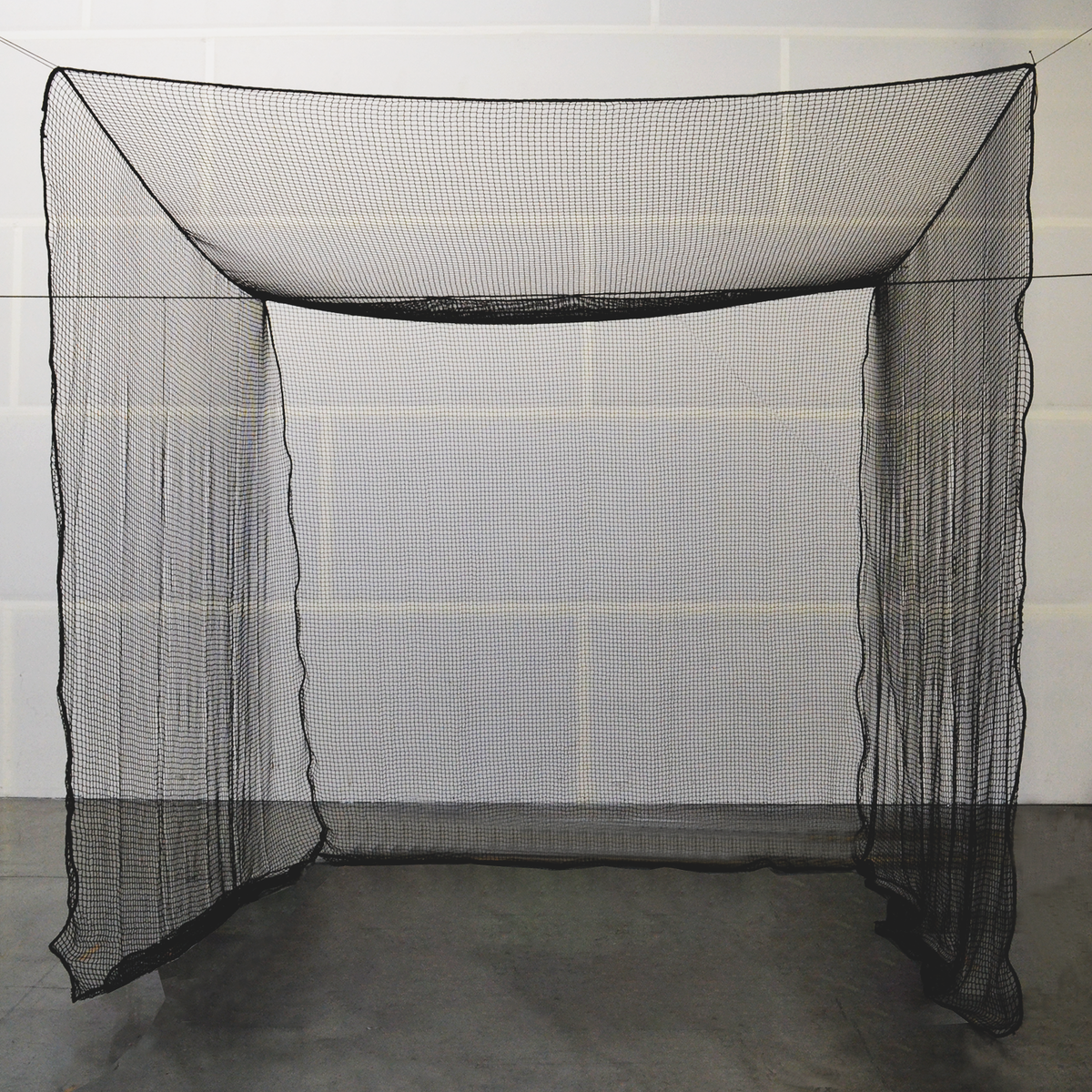 Net Only Knotted Nylon Golf Cage Net (Net Only) with Pre-Installed Baffle - 10 ...