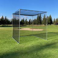 GOLF CAGE NET (NET ONLY) 10 FT X 10 FT X 10 FT - HIGH-QUALITY NYLON CONSTRUCTION