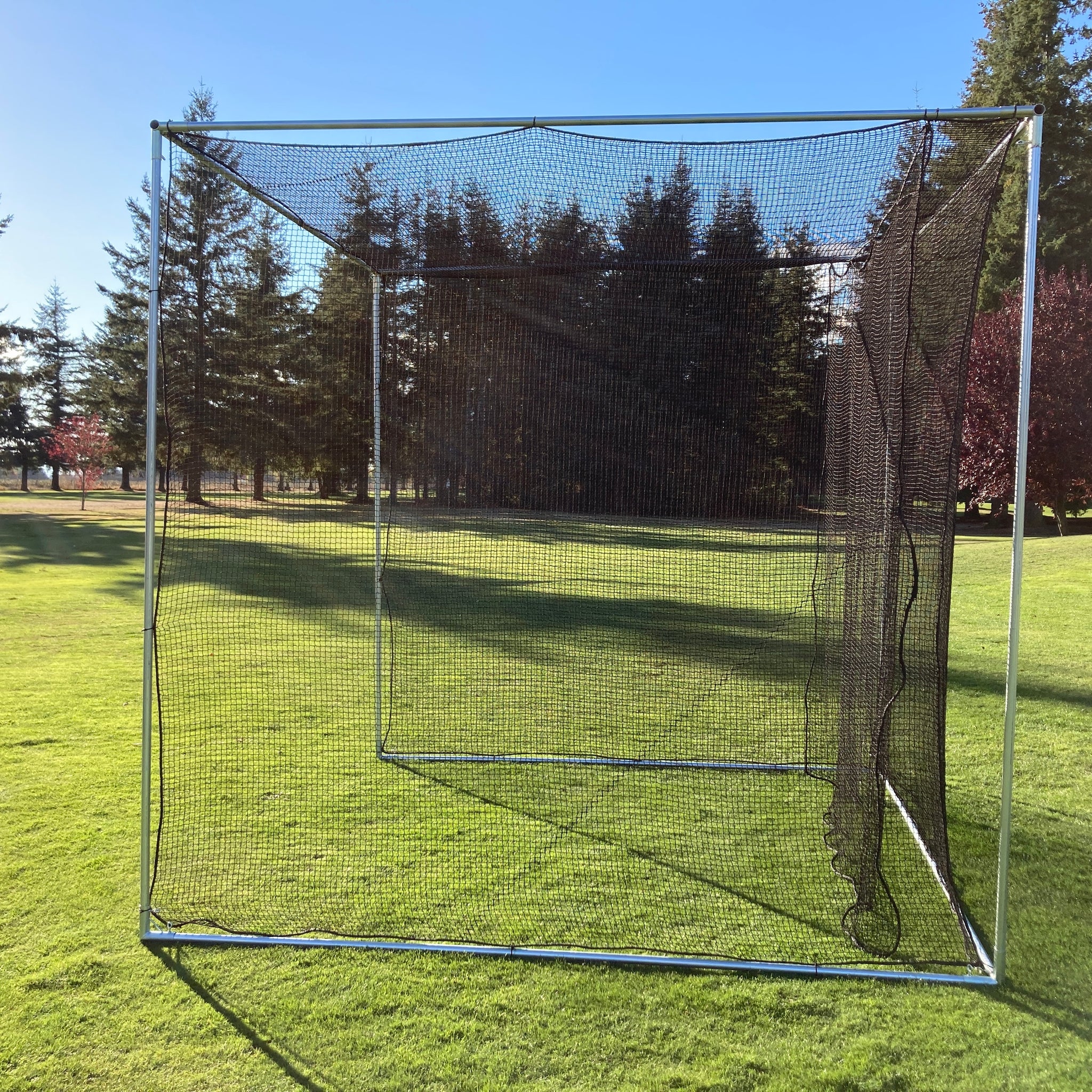 Golf Cage Net Kit (Net, Baffle, and Fittings) - 10' x 10' x 10' – LFS ...